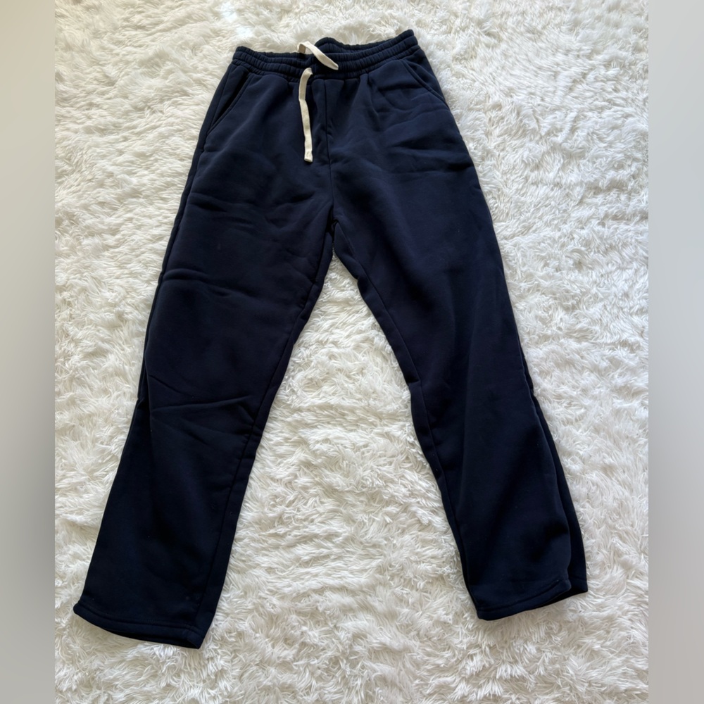 Men's Navy Sweatpants with Drawstring